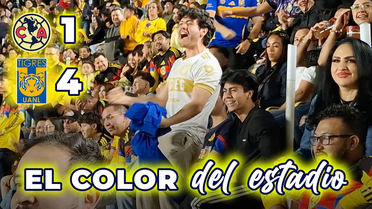 GOLEADA AL AME || EL COLOR DEL ESTADIO || AMÉRICA VS TIGRES JORNADA 8 || CLAUSURA 2026