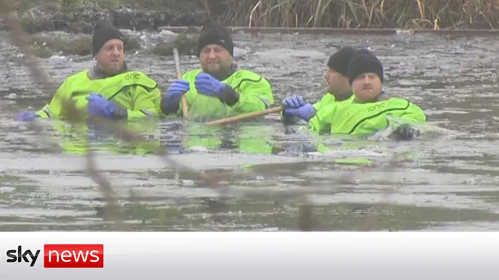 Solihull lake deaths: Boy got his leg stuck in ice...