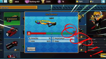 Ice canon only challenge !! in build and shoot. Blockman go - build and shoot