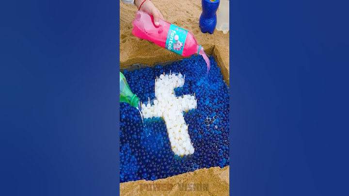 Coca Cola and Mentos vs Facebook Water Beads Logo