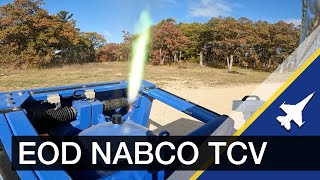 EOD Detonating Explosives within a NABCO TCV
