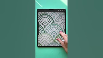 How to create stunning watercolor scallop patterns