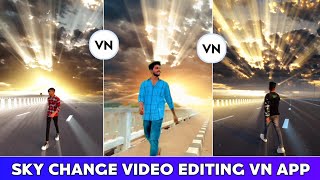 Video Ka Sky Kaise Change Kare Vn App Se | How To Change Sky Background In Video Vn Video Editor screenshot 2