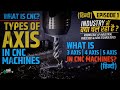 TYPES OF AXIS IN CNC MACHINE HINDI | 3 AXIS | 4 AXIS | 5 AXIS | DIFFERENCE BETWEEN 3, 4 AND 5 AXIS