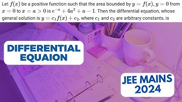 Let f(x) be a positive function such that the area bounded by y = f(x), y = 0 from x = 0 to x = a ..