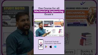 One Course for all Gujarat Govt Machanical Engineering Exams