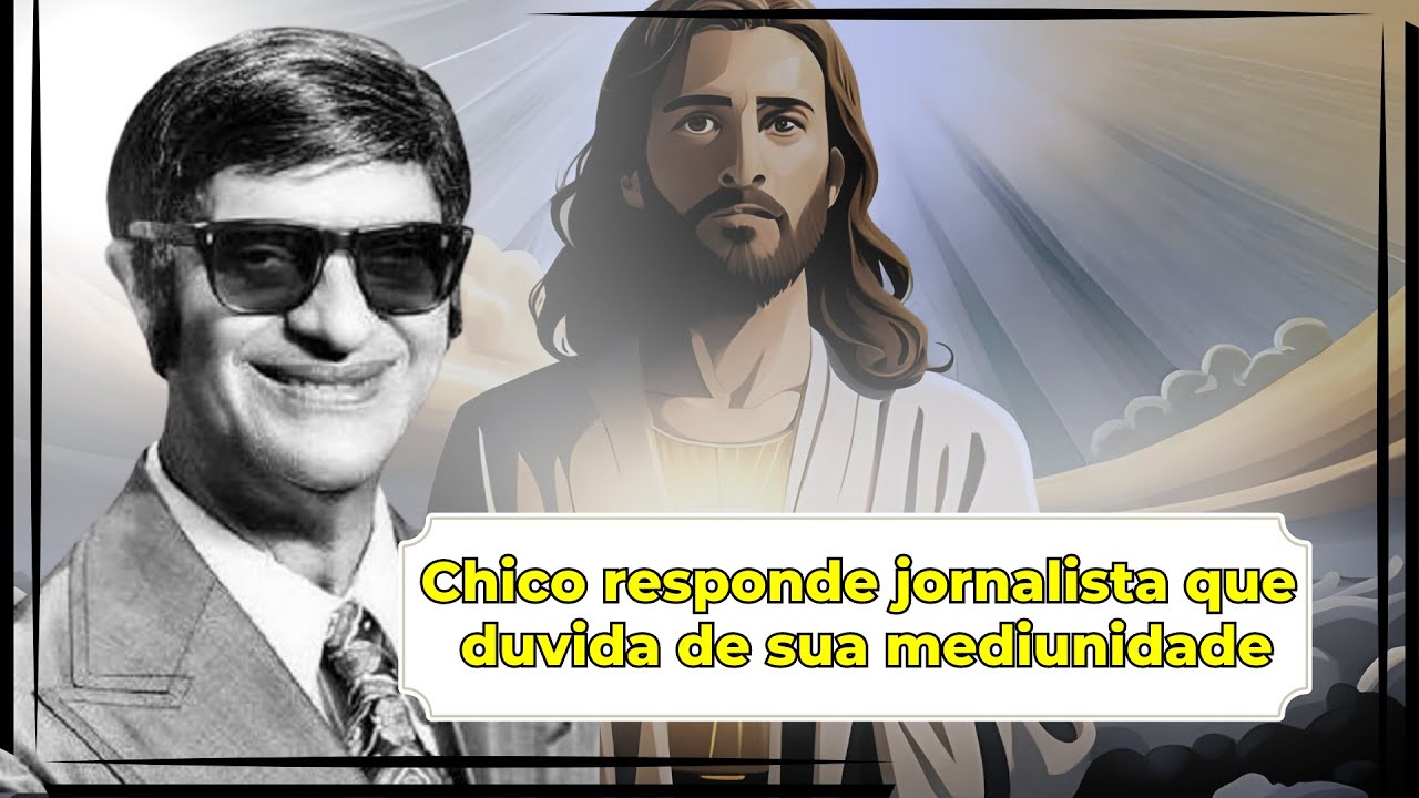 Chico Xavier d resposta ao jornalista que indicava sua mediunidade como falsa  jesus  brasil  deus