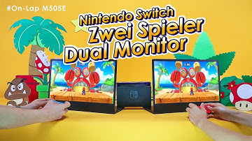 Tragbarer Dual-Monitor für Zwei-Spieler-Spiele! Externer Nintendo Switch-Monitor｜GeChic
