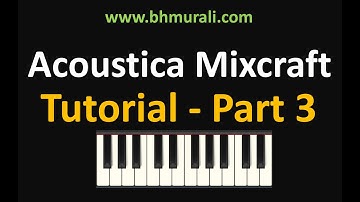 How to use "Mixcraft" as a tool for practicing Carnatic Lessons - Best Mixcraft Tutorial