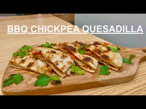 BBQ CHICKPEA QUESADILLA