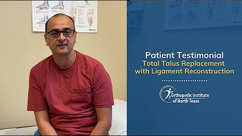 3D total talus replacement for avascular necrosis with ligament reconstruction surgery with Dr. Kane