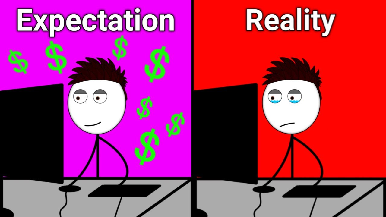 Being a YOUTUBER | Expectation vs Reality - YouTube