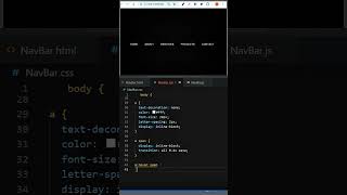Magnetic Cursor Navbar 🔥 Smooth Hover Animation + Letter Spacing Effect (HTML CSS JS) #coding