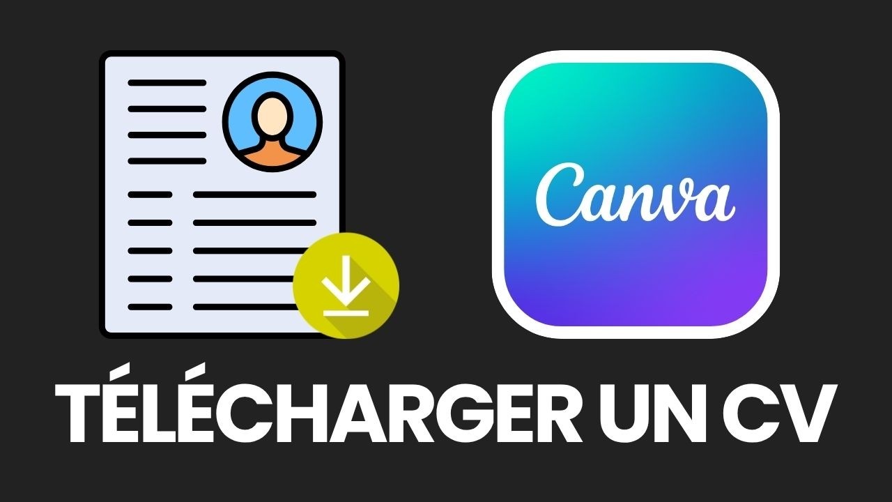 Comment télécharger un CV sur Canva - YouTube