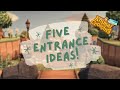 5 Beautiful Island Entrance Ideas // Animal Crossing New Horizons