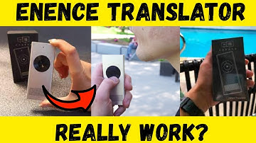 ENENCE TRANSLATOR 2025 🌍 DOES THIS MINI DEVICE REALLY TRANSLATE ACCURATELY IN REAL TIME?
