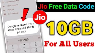 Jio 10GB Free Data Offer Today | Jio Free Data Code 2025 | How to get 10gb data in jio screenshot 5