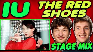 IU - 'The red shoes' Stage Mix REACTION!!