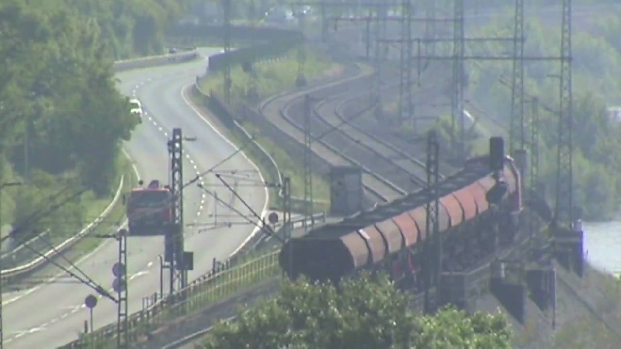 V100, BR213 und drei BR185 am Ortseingang Neuwied