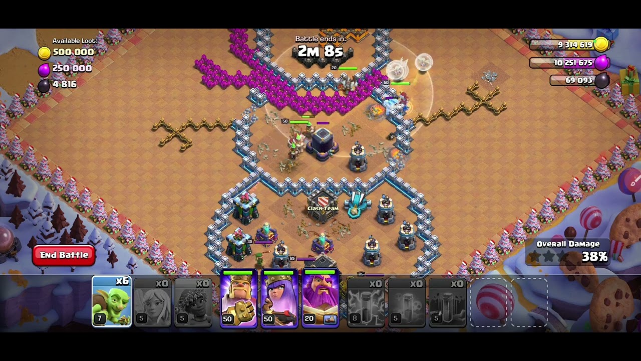 Jolly Clashmas 4th stage strategy Clash of Clans