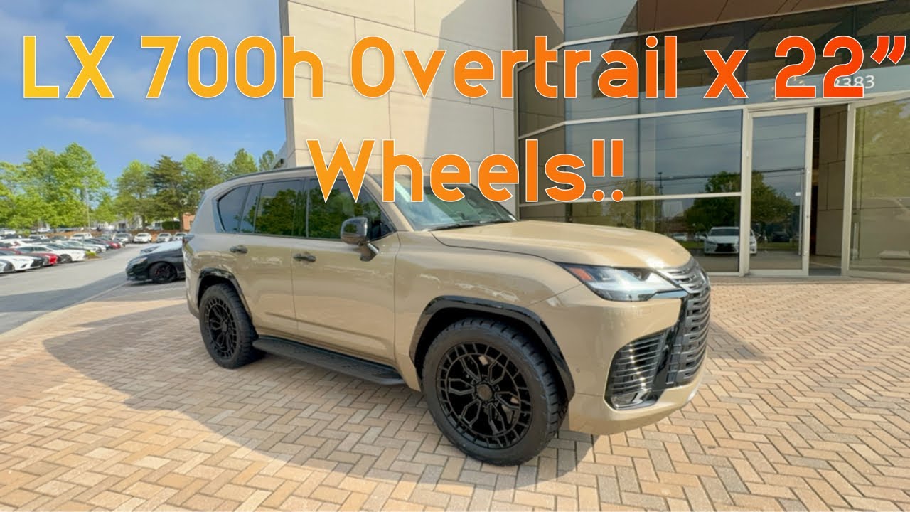 2025 Lexus LX 700h Overtrail x 22” Wheels & Nitto Tires | Hennessy Lexus of Gwinnett
