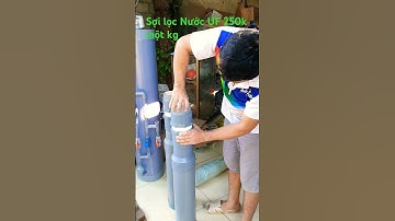 Chế màng lọc nước UF bằng sợi lọc chỉ vài chăm ngàn ai cũng làm được