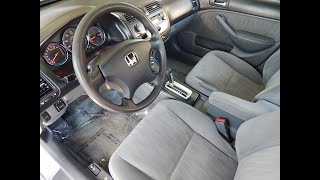 2003 Honda Civic LX Sedan complete TEST DRIVE video review!