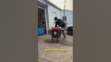 How to make a rolling engine stand.