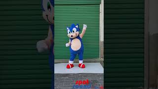 Sonic SPOTSOUND.CO.UK Mascot Costume Cartoon Character Halloween Party Fancy Dress
