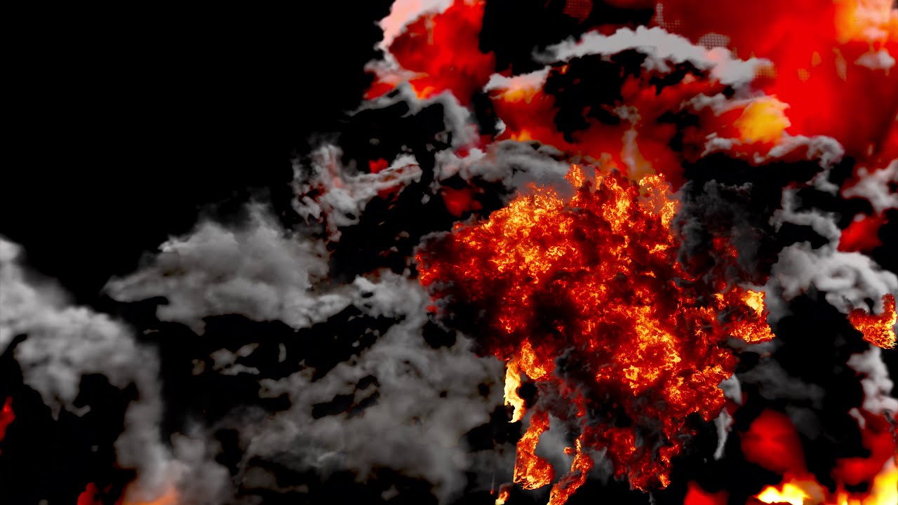 Realtime GPU Explosion - Carpet Bombing Simulation Embergen - YouTube