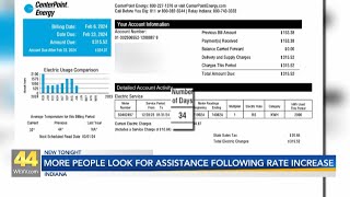 More people are looking for assistance following a CenterPoint Energy increase