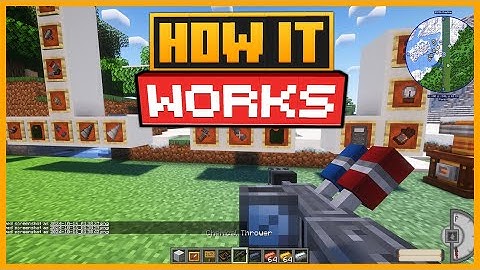 🟨 HOW the CHEMICAL THROWER WORKS in the IMMERSIVE ENGINEERING MOD in MINECRAFT