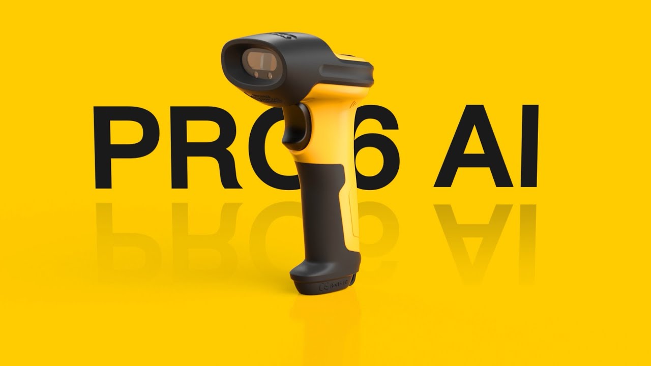 AI Barcode Scanner 2.4GHz Wireless with 60m Range, P6-AI – Inateck