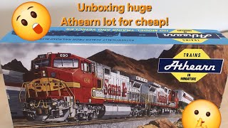 Huge Athearn Ho scale Unboxing!!!