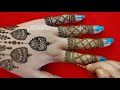 Back hand beautiful henna design  simple and easy mehndi designs for hands