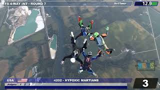 Hypoxic Martians - 4-way Int. Formation Skydiving - 2024 USPA National Championships