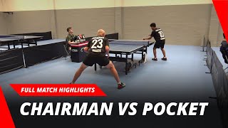 Pocket Rocket Vs Chairman Ttd Team Open 2022 Full Match Highlights