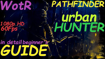 Pathfinder: WotR - Urban Hunter Starting Build - Beginner