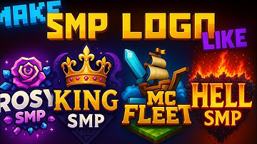 Make A Minecraft SMP Logo in Just One Click🤯(No Clickbat)
