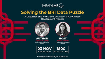 Tabadlab Live - Solving the BRI Data Puzzle with Dr. Ammar Malik