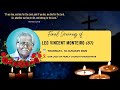 LIVE || FINAL JOURNEY OF LEO VINCENT (87) || at OUR LADY OF MERCY CHURCH , MANJESHWAR