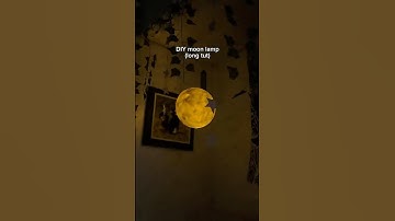 #diy room decor/moon lamp tut🌖