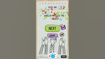 braintest level 280||pick the correct colors at the screen||tricky puzzle