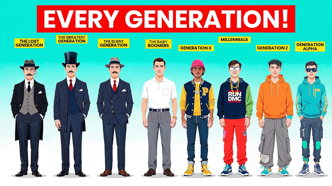 Every Generation Explained in 15 Minutes - YouTube