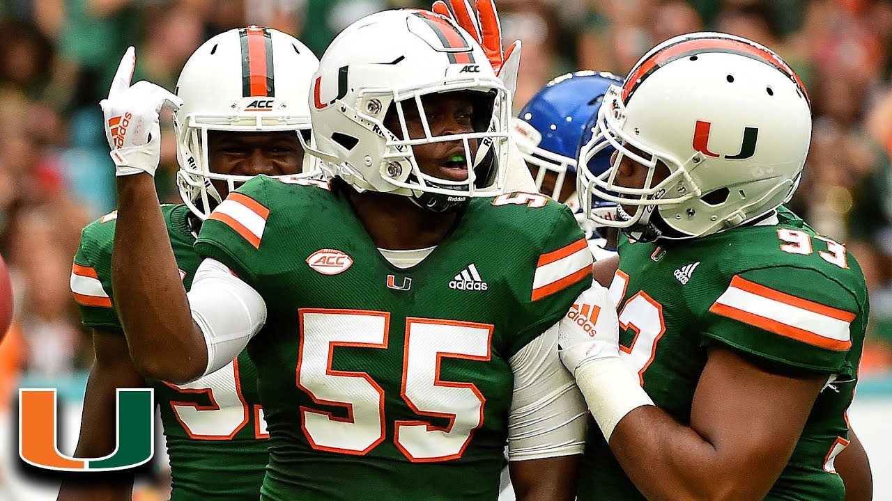 Miami LB Shaquille Quarterman Top Plays 2018 YouTube