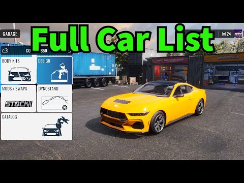 Carx Drift Racing Car List