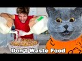 Just use a little oscar its not good to waste foodoscars funny worldcute and funny cat tiktok