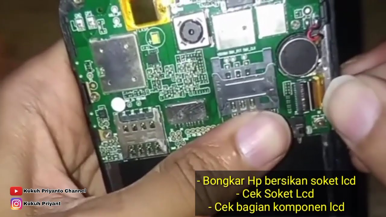 Cara Mengatasi Lcd layar hp bergaris || vertikal atau horizontal 