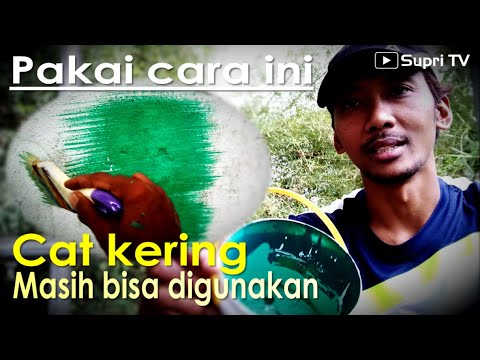 Video: Cara Mencairkan Cat Minyak