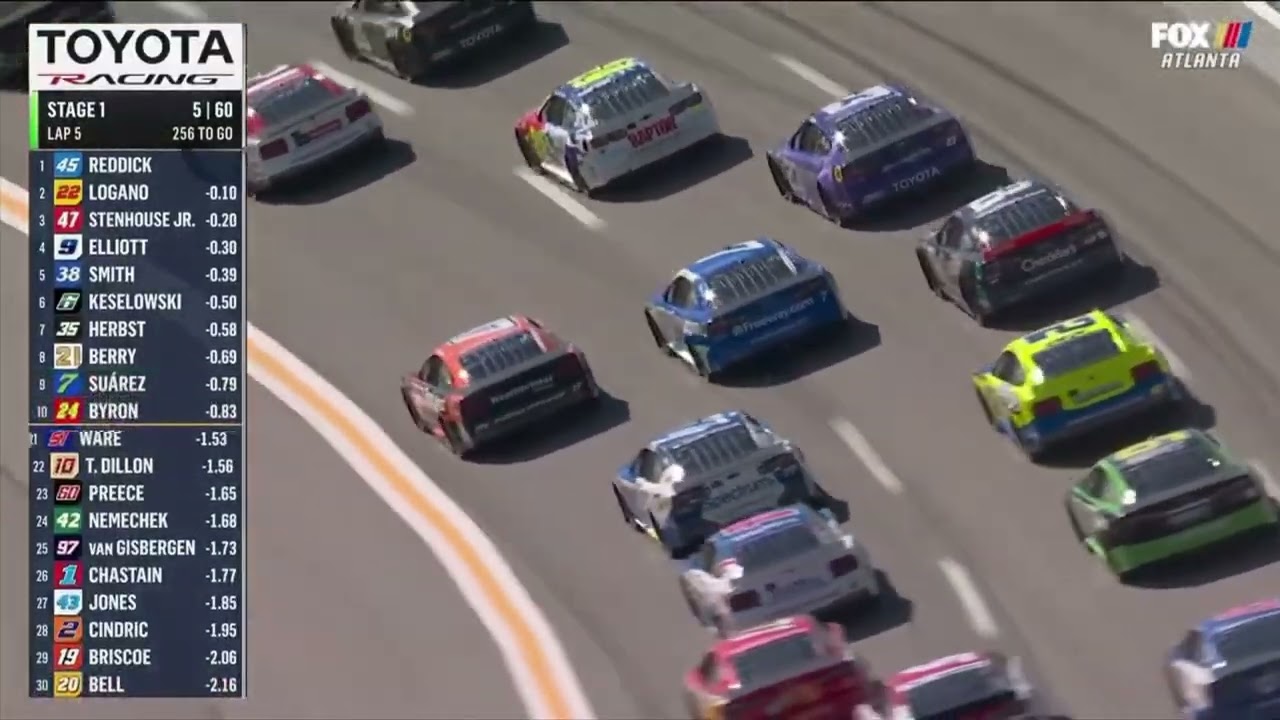 Первые круги: гонка Autotrader 400 2026 года в Атланте.